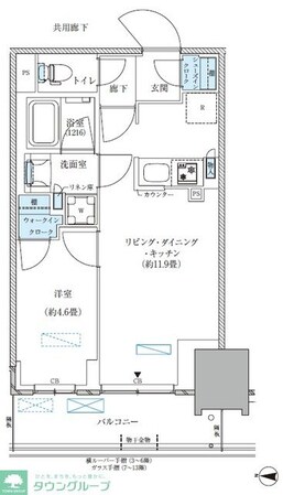 パークアクシス西大島コンフォートスクエアの物件間取画像